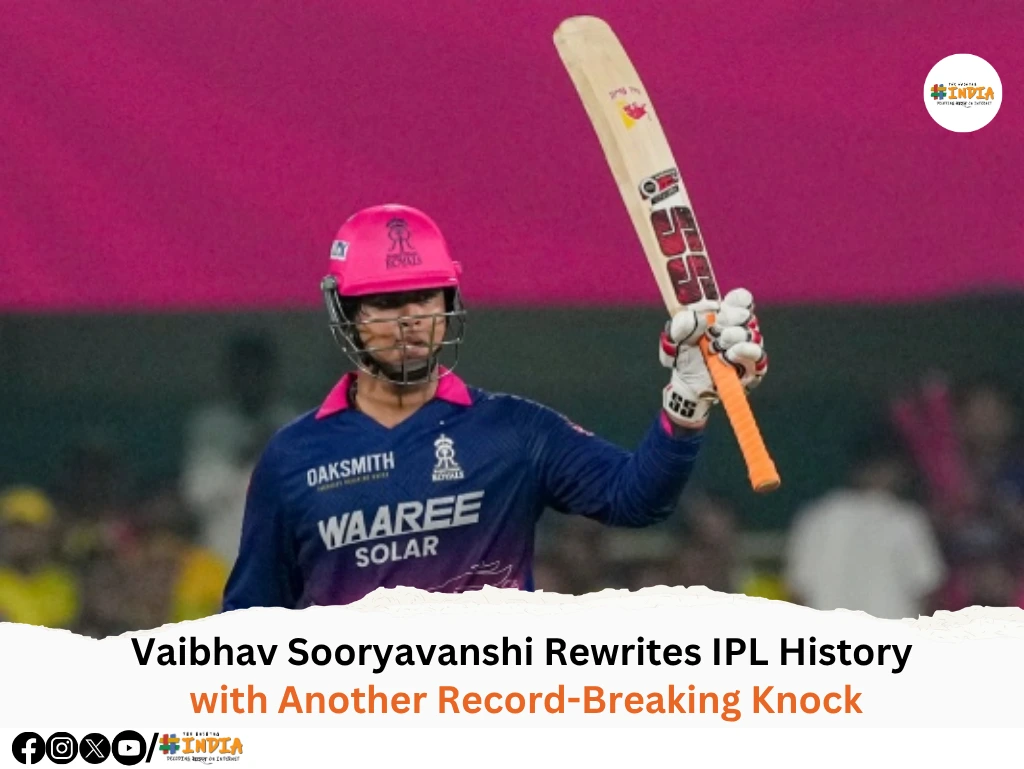 Vaibhav Sooryavanshi Rewrites IPL History with Another Record-Breaking Knock
